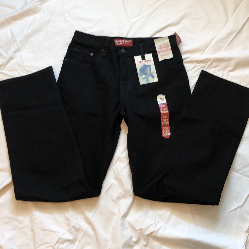 Arizona jeans relaxed straight leg jean